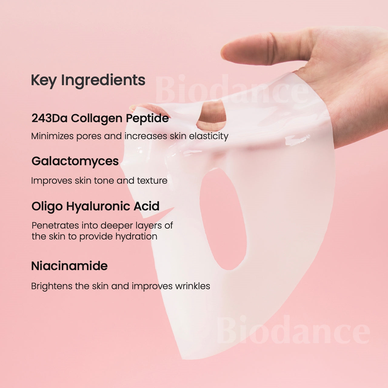 Biodance Bio-Collagen Real Deep Mask Four facial masks
